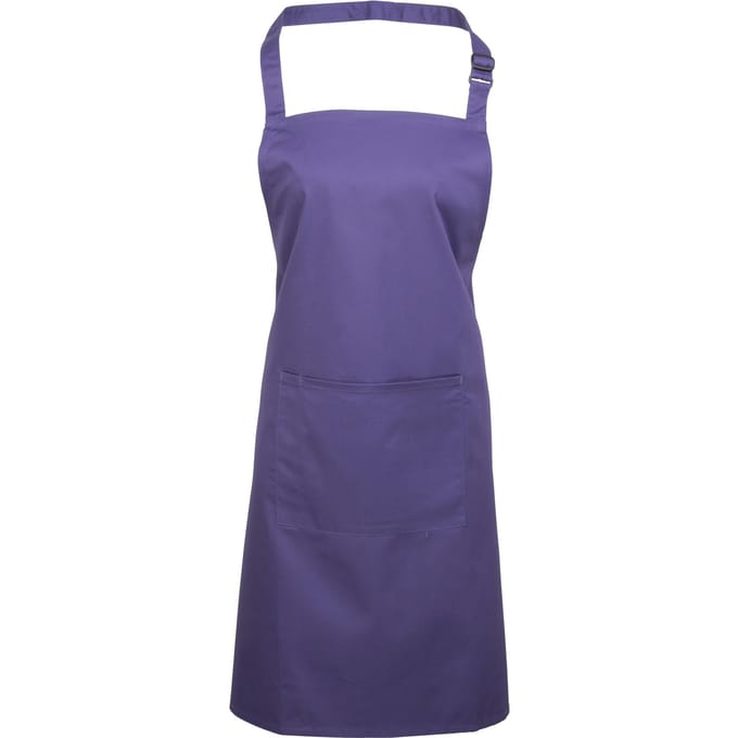 Premier Dames/Dames Kleuren Bipschort Met Zak / Werkkleding (Paars)