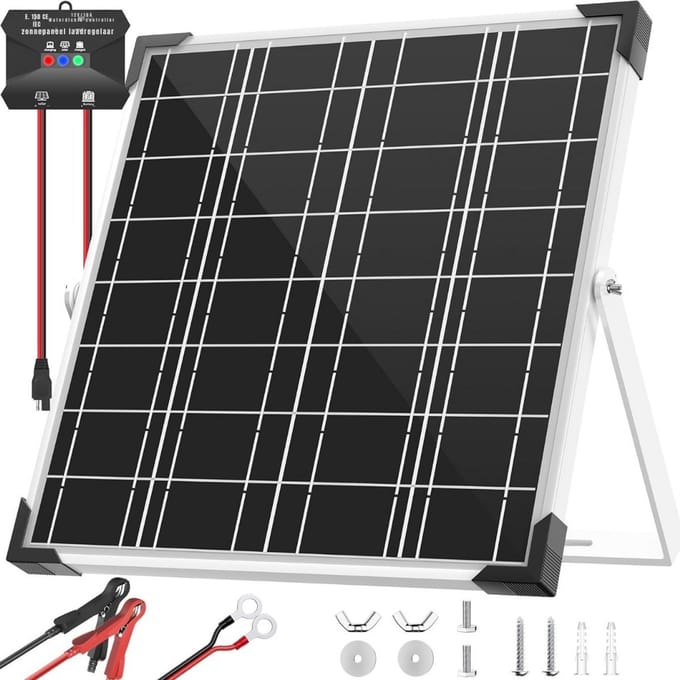 Thuys – Zonnepanelen Compleet Pakket – 38cm x 33cm x 5cm – Zwart