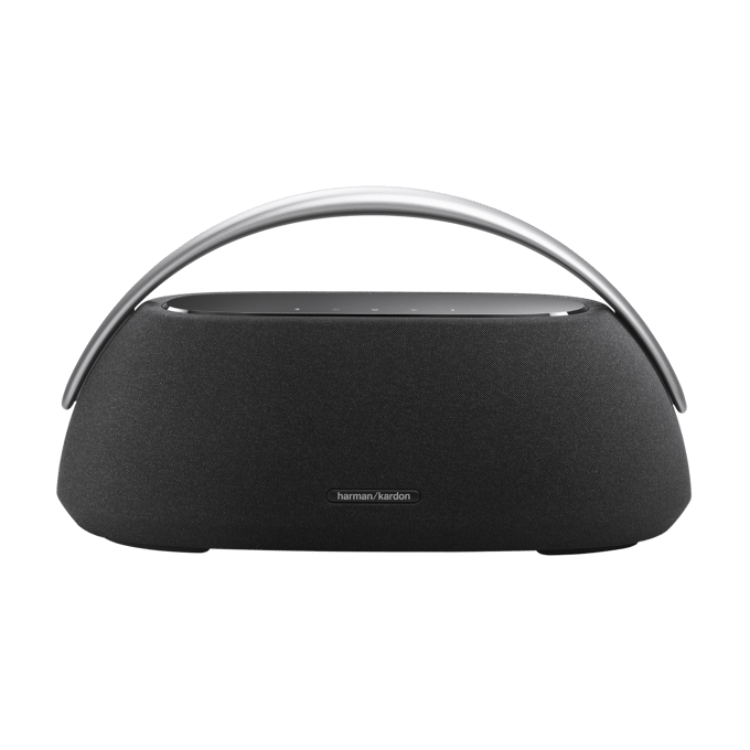 Harman Kardon Go + Play 3 - Premium Bluetooth Speaker - Design Luidspreker met Handgreep - Krachtige Bas & High-Fidelity Geluid - Draagbare Home Speaker - Zwart