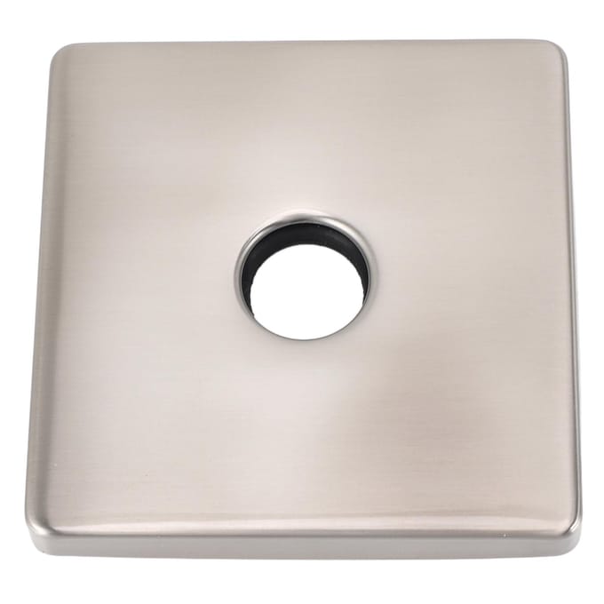 Vierkante Afdekplaat Douchearm Universeel Decoratief Extra Groot RVS Douchearmflens gray