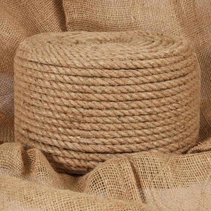 vidaXL - Jutetouw - 2 - st - 2 - mm - 100 - m - Naturel - 100% - Tossa - jute