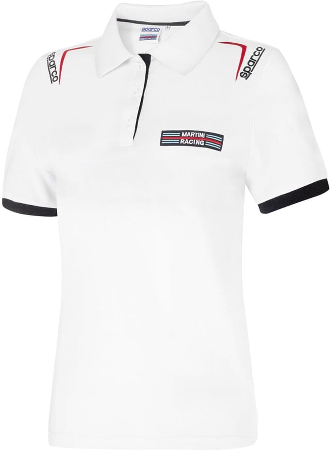 Sparco Martini Racing Martini Racing Dames Poloshirt - Wit