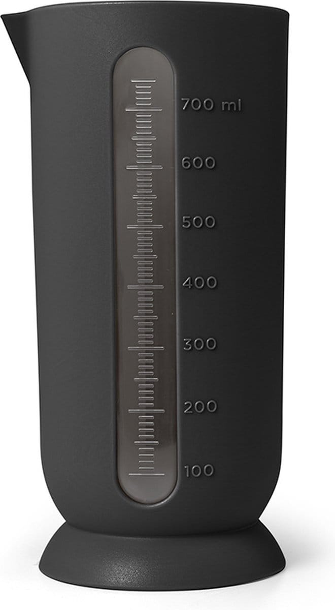 B+ Design - Maatbeker QB - 700 ml - Ø 8,7 x H 19 cm - Zwart