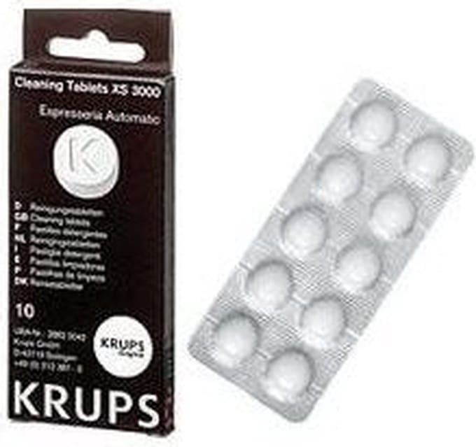 3x Krups Reinigingstabletten (10st.) XS3000
