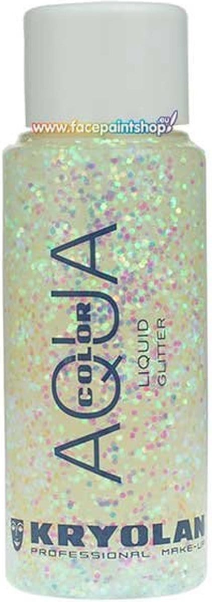Kryolan Liquid Aquacolor Glitter Pearl Green 30ml
