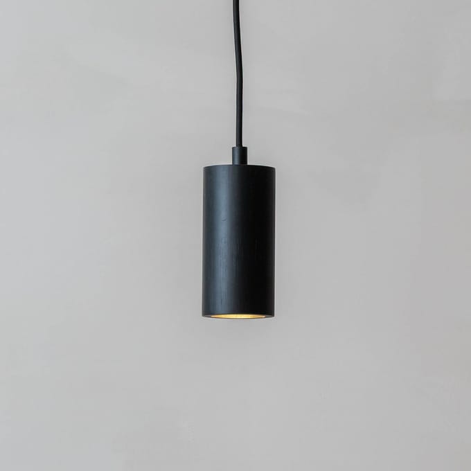 GOOD & MOJO hanglamp Java, zwart, bamboe, GU10