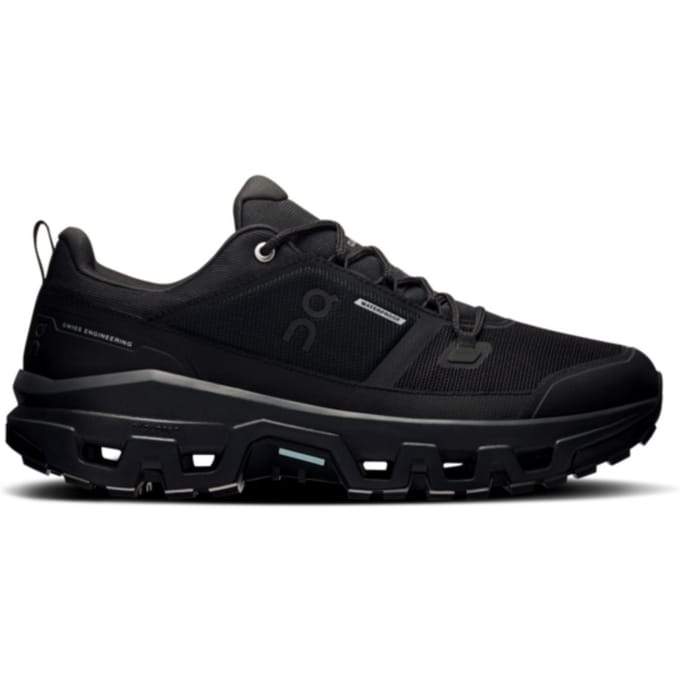 ON Cloudrock Low WP Wandelschoen - Dames waterdichte lage wandelschoenen - Black | Black