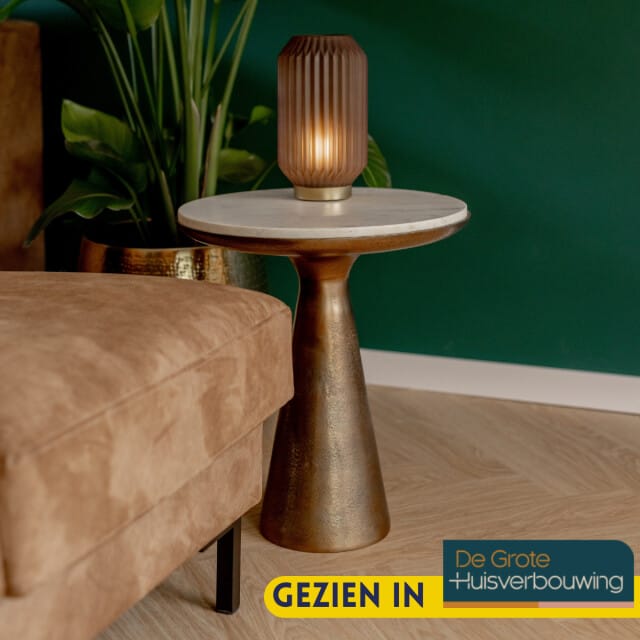 Starfurn - Bijzettafel Essy - Wit - 45x45x50 cm