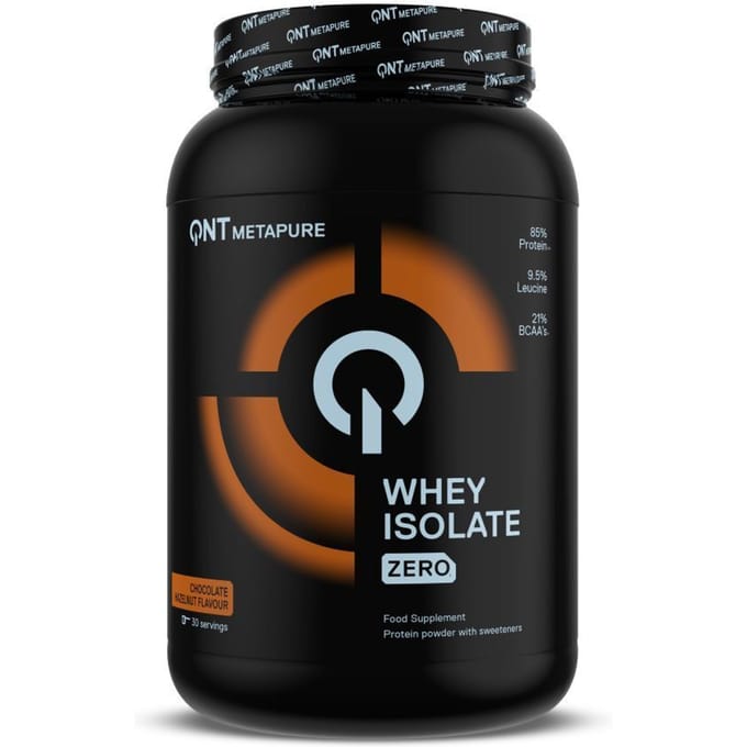 Chocolade Hazelnoot Eiwit QNT Metapure Whey Isolate Zero 908 g