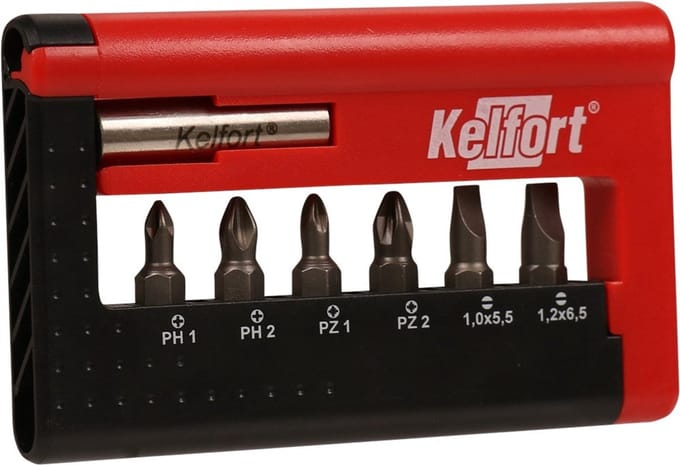 KELFORT BITSET 7-DLG IN KUNSTSTOF HOUDER