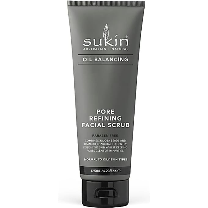 Sukin Oil Balancing + Charcoal Pore Refining Facial Scrub