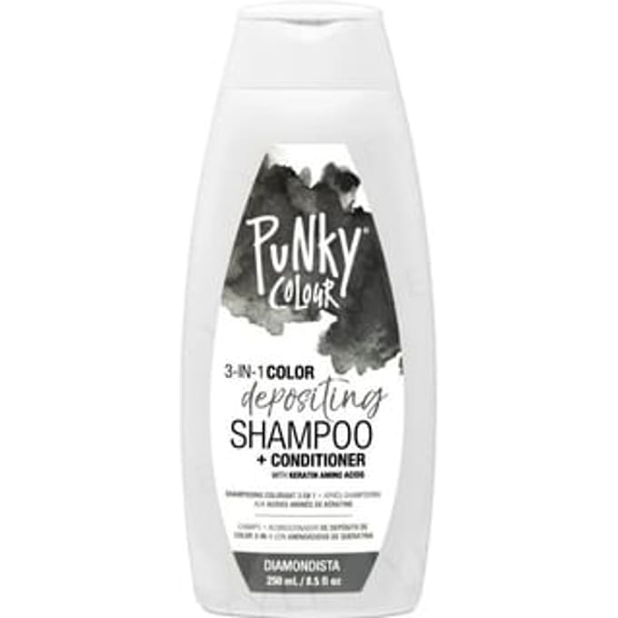 Punky Colour - 3-in-1 Color Depositing Shampoo + Conditioner Diamondista 250ml