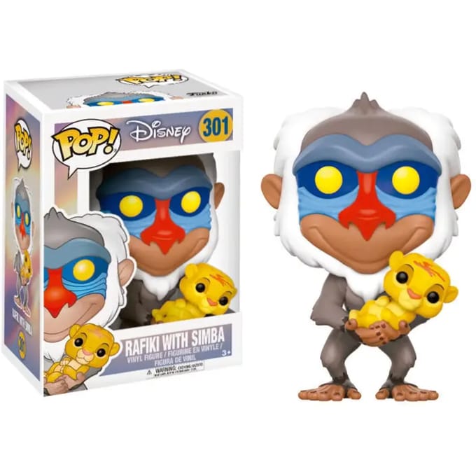 Funko Pop! Disney: The Lion King Rafiki With Simba - Verzamelfiguur