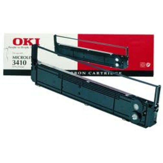 OKI Ribbon Black for ML3410 / 09002308 - Print ribbon Zwart