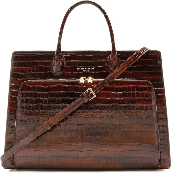 Isabel Bernard IB25034 Dames Handtas - Bruin