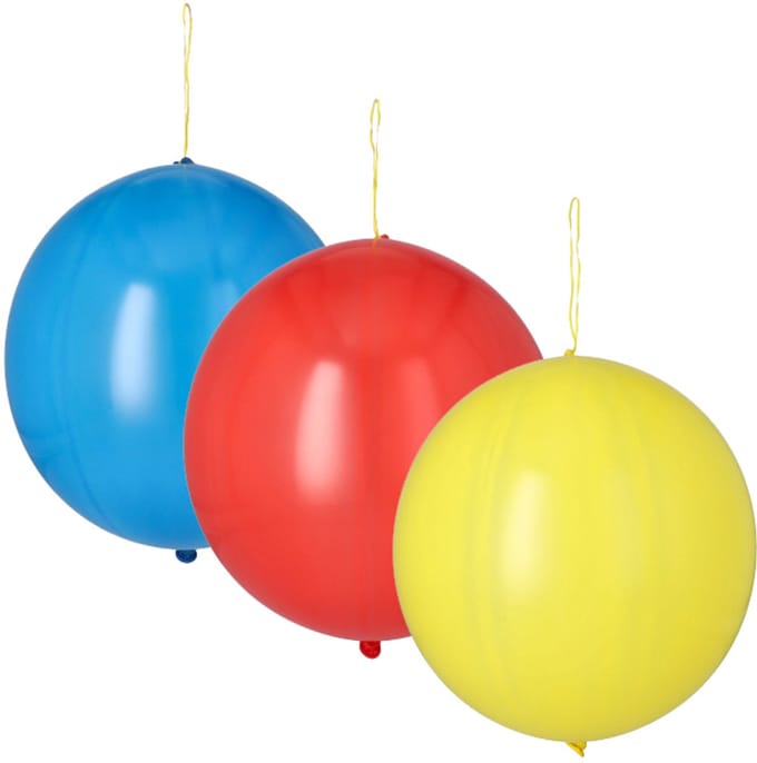 15x 3 Punchballonnen Ø 40 cm assorti kleuren