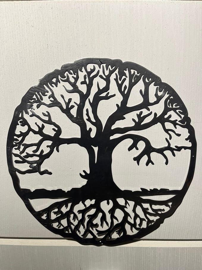 Metalen wanddecoraties - De levensboom - Wandecoratie van metaal