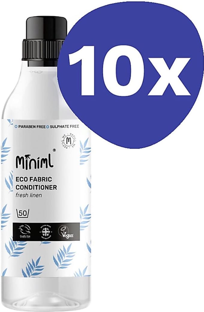 Miniml Wasverzachter Fresh Linen (10x 1L)