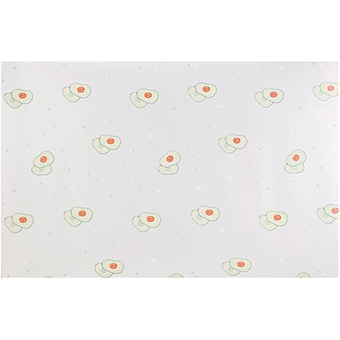 Koelkastvoering Multifunctioneel Stofdicht Waterdicht Oliebestendig Leuke Print Kastmat voor Lade white