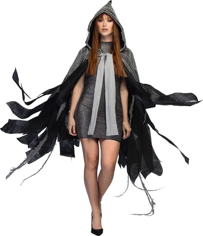 Boland - Cape Gloom - Volwassenen - Heks - Halloween - Horror - Vampier