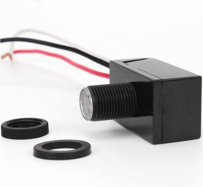 Photocell sensor - Button Photocell IP65- AC120v-277v 110v 220v mini photoelectric switch photocell-dusk to dawn sensor photoelectric switch sensor automatic