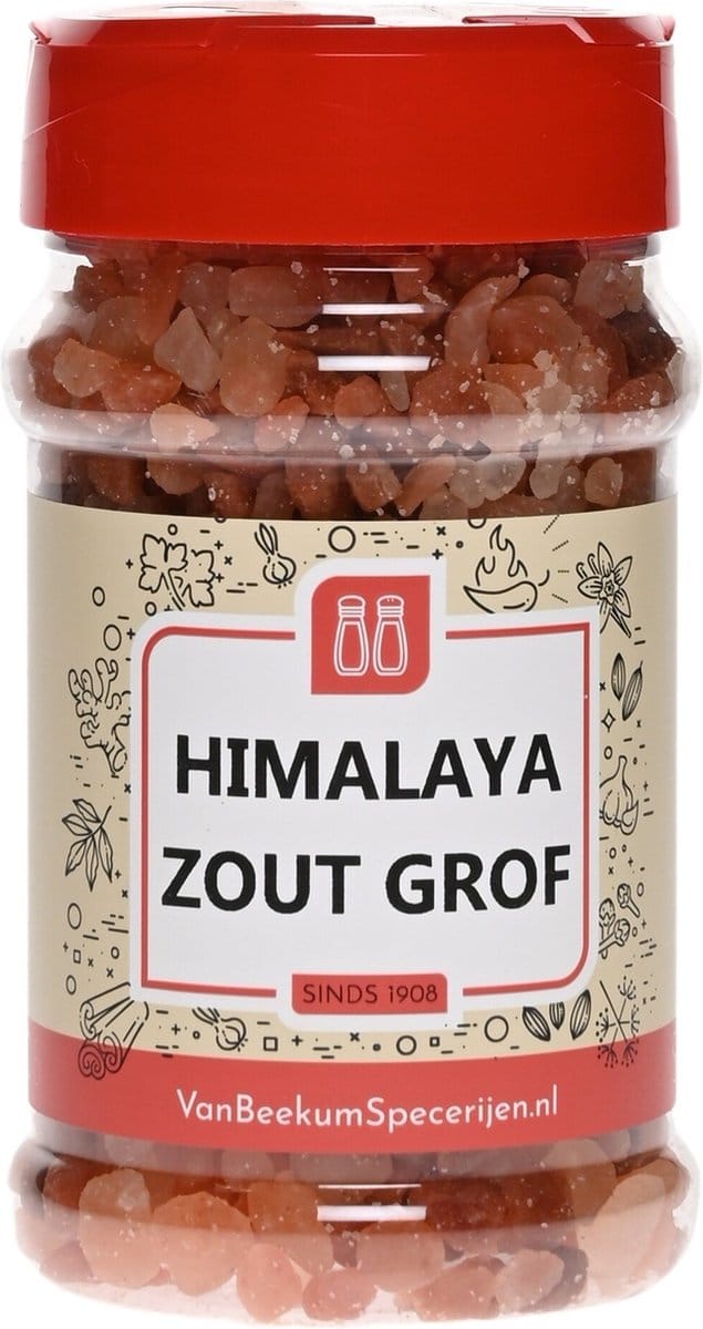 Van Beekum Specerijen - Himalaya Zout Grof - Strooibus 320 Gram