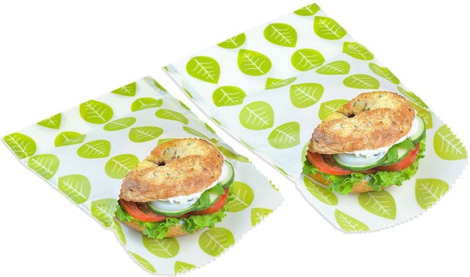 Bee's Wax Zakje Sandwich & Snack 23 x 18 cm en 18 x 18 cm