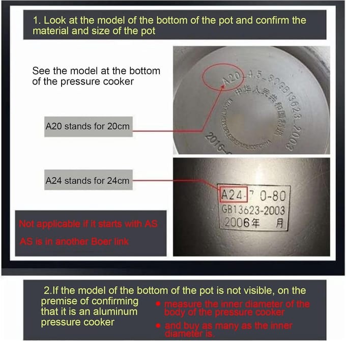 Snelkookpan Afdichtring - Vervangende Pakking - Drukbehoud - Voedselveilige Siliconen - 20cm Diameter