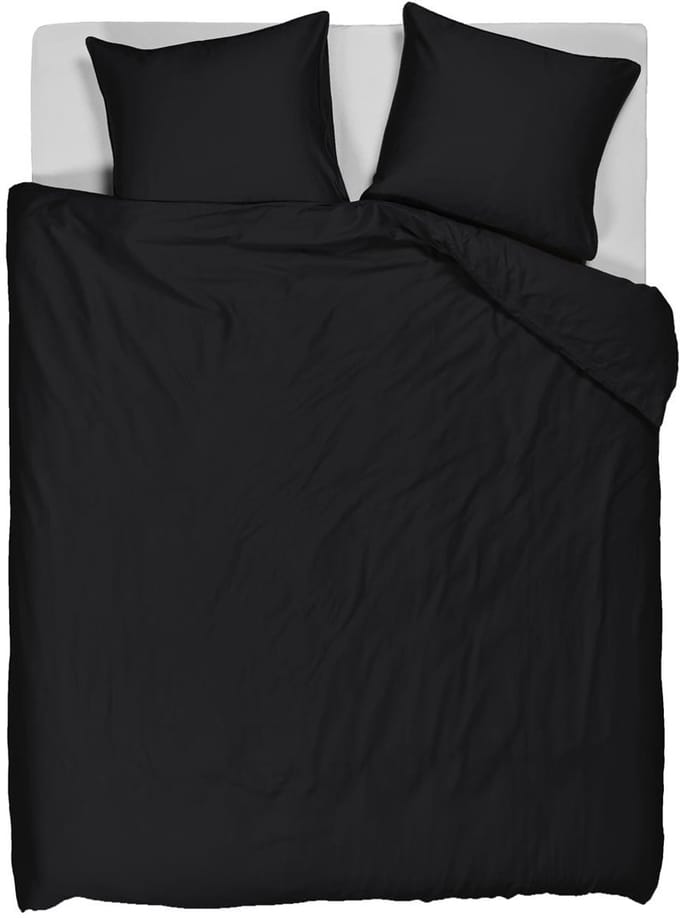 Beddinghouse Change dekbedovertrek - Effen - Lits-jumeaux - 240x200/220 - Black