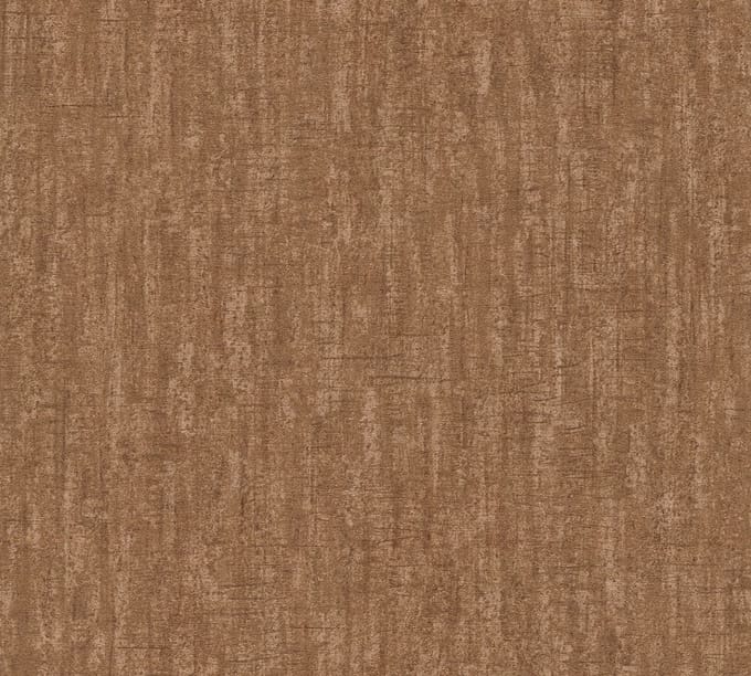 STRUCTUUR BEHANG | Metallic Glans - oranjebruin - A.S. Création Titanium 3