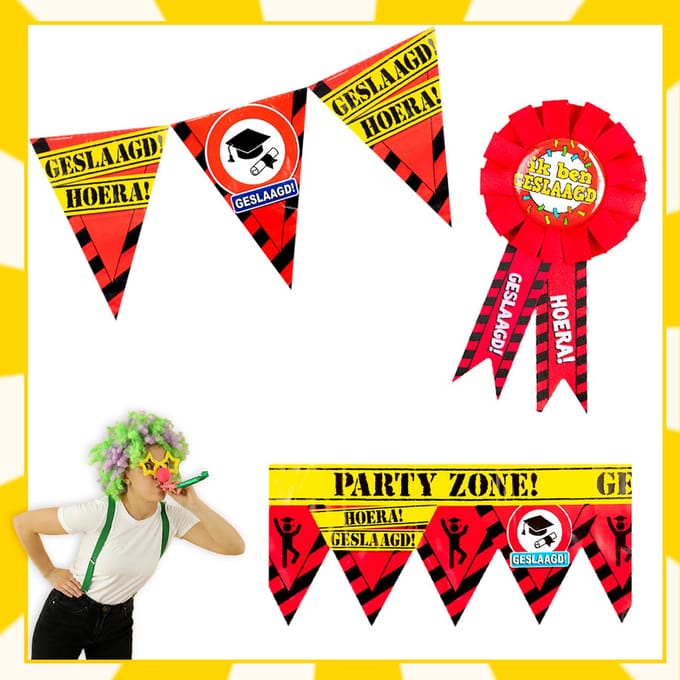 Feestpakket | Geslaagd | Verkeersbord