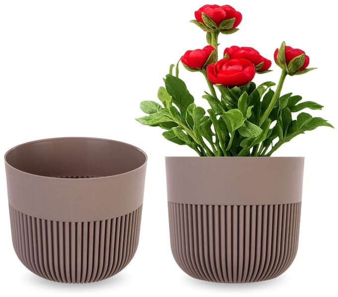 KADAX Bloempot Alia 15 mat beige <10> K16435