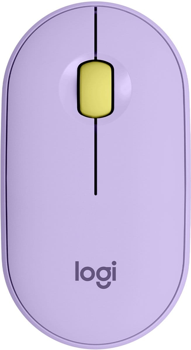 Logitech Pebble M350 - Draadloze Muis - Bluetooth - Lavender