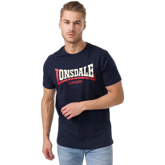 Lonsdale T-Shirt Tweekleurig T-Shirt regular fit