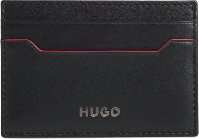 HUGO Kaarthouder Sleutelhanger New Subway Gift Set GB Cardcase / Keyring Black Zwart