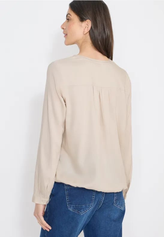 Blouse in effen kleur