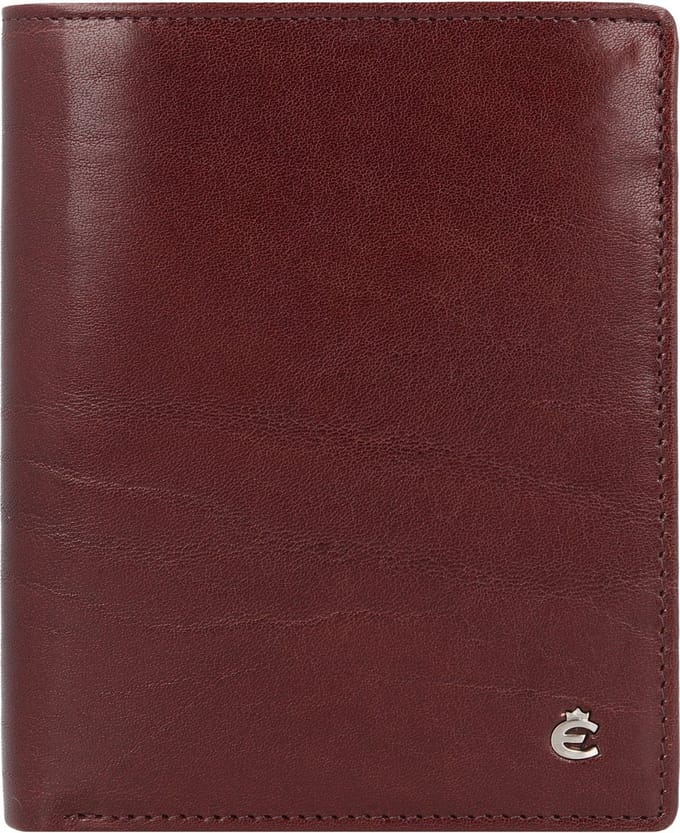 Esquire Leren Portemonnee Toscana Leather Wallet Coffee Donkerbruin