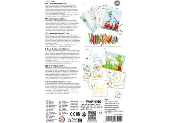 Haba ordeningsspel Stabix houten educatief spel voor kinderen.