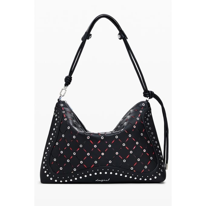Desigual schoudertas Leiria Yankee Shoulder Bag Black zwart