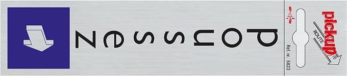 Pickup Route Alulook 165x44 mm - Poussez