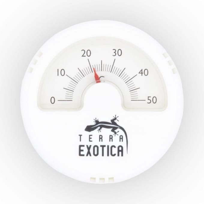 Analoge Binnenthermometer - Mooie Witte Temperatuurmeter