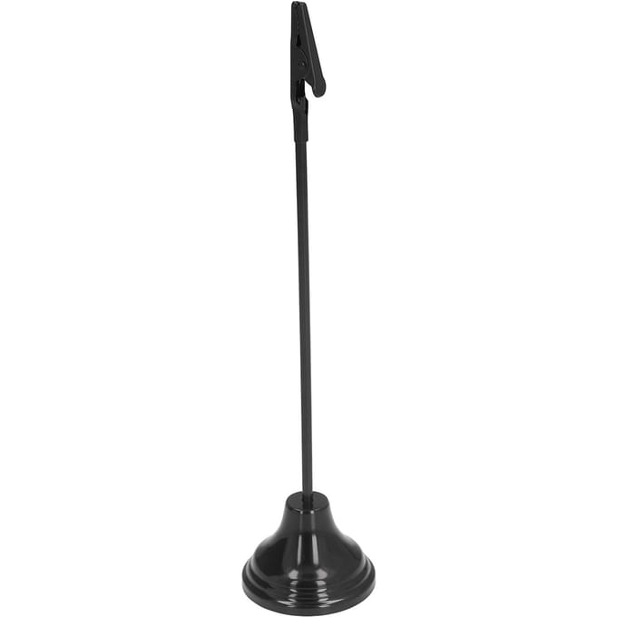 Porte-numéro de table Robuste Durable Pinces Solides Procédé d'électroplacage Stable Porte-place pour noir