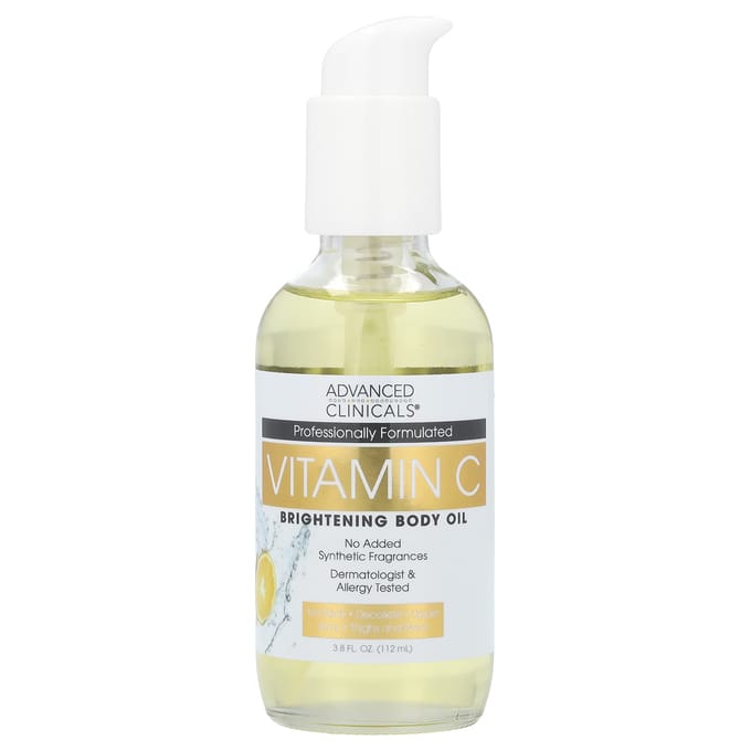 Huile corporelle éclaircissante à la vitamine C, 115 ml (112ml)