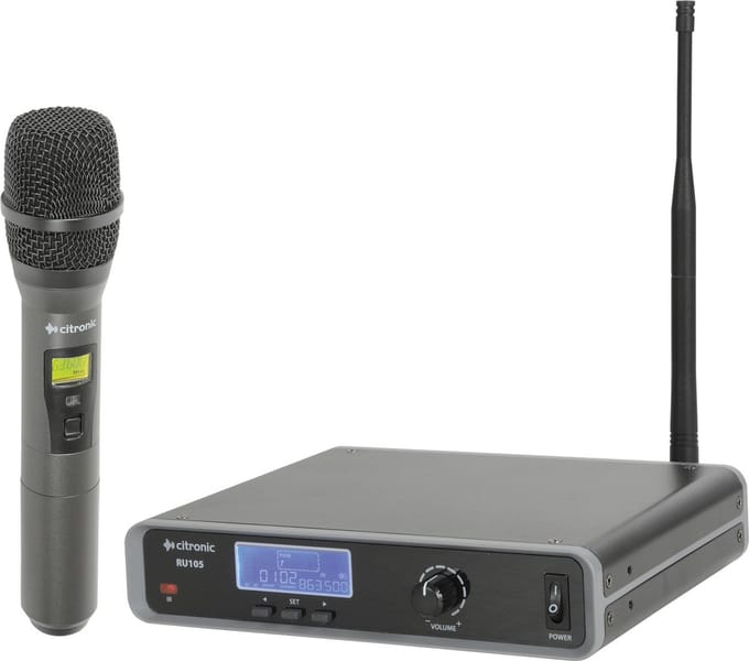 Citronic 171.972UK microfoon Zwart Radiomicrofoon