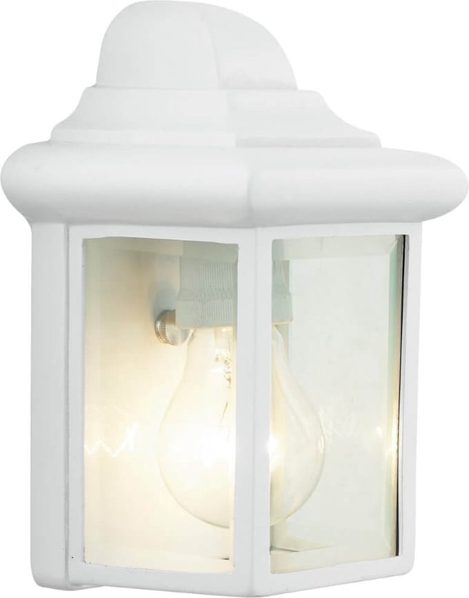 Briljante Nissie White E27 - 40 W Buitenwandlamp
