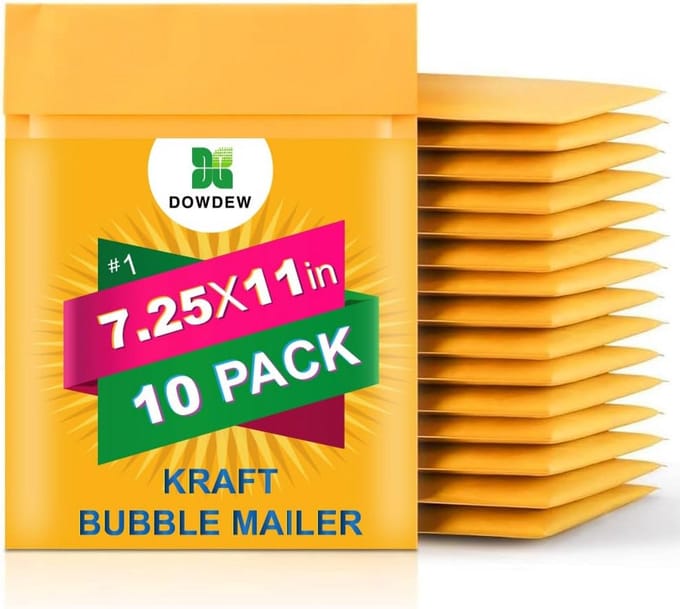 Verzend Enveloppen - Bubbelenvelop Set - Veilig Verzenden - Zelfdichtend - 10 Stuks - Kraft
