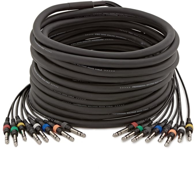 8-weg Jack Audio Kabelboom, 10 meter