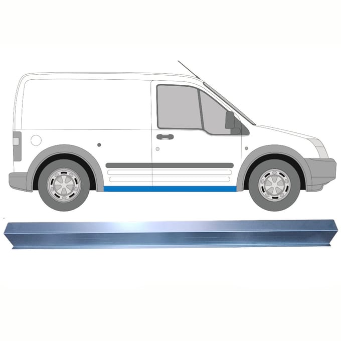 Reparatie dorpel voor Ford Transit Connect 2003-2013 / Links = Rechts