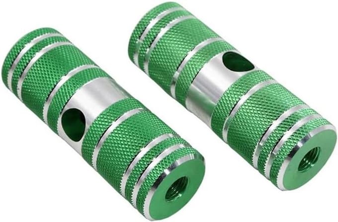 Fiets Pegs - Voetsteun Pedaal - Mountainbiken - Antislip Textuur - 7 x 2.5 cm - Groen