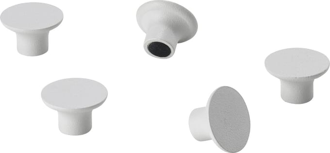 Zone A-Collection magneten set van 5 soft grey